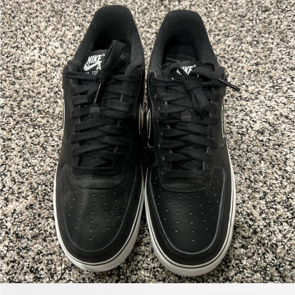 Black and Gold Air Force’s size 8.5